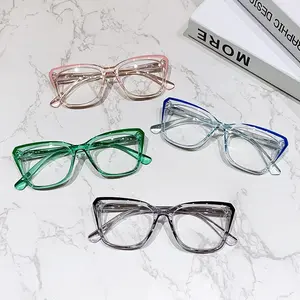 Transparent Frame Progressive Reading Glasses – Anti Blue Light for Men & Women