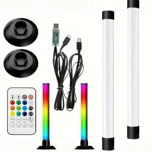Smart LED Light Strip, RGB Ic, 16 Million Colors, 213 Preset Modes, Remote & APP Control, Music Sync, USB Powered, 2 Pieces/set
