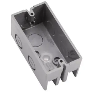 212 MAIN Single Gang PVC Plastic Outlet Box (Thomas & Betts/Carlon B112HB) - Non Conductive Hardware, Metal Handy Box Covers, Weatherproof, Quick Installation, Sailing Water Sports Wiring Accessory