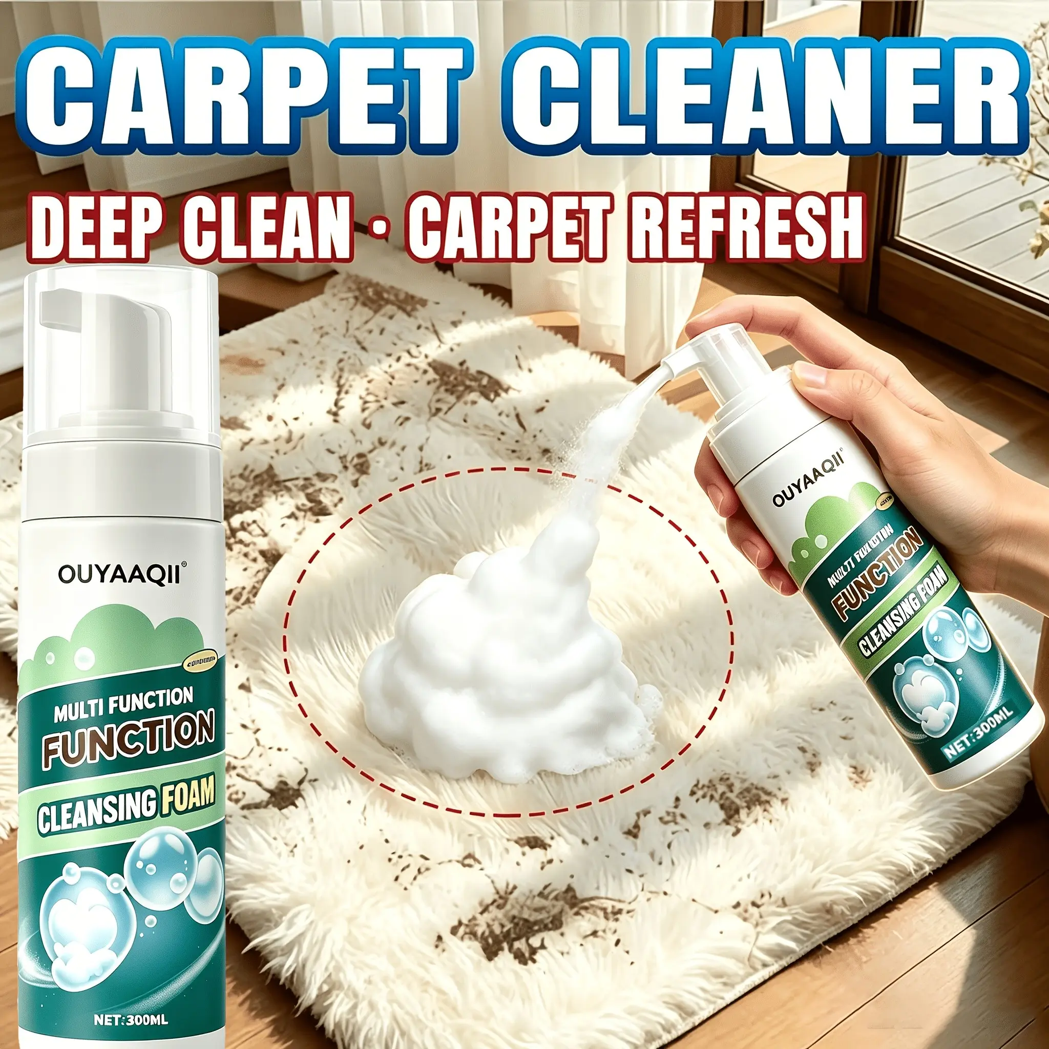 10.14oz Multifunctional Carpet Cleaner