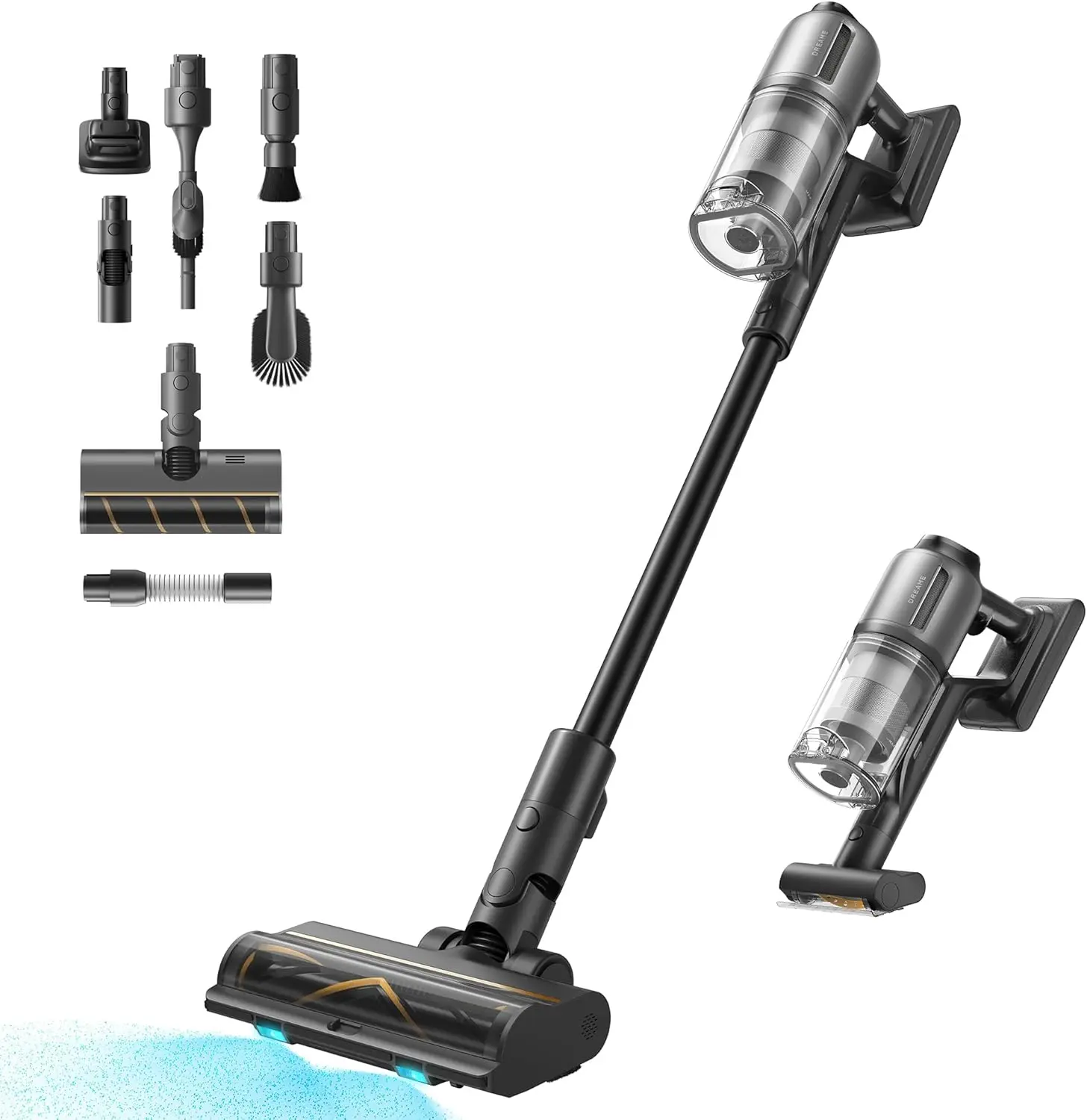 DREAME Z30 Cordless Stick Vacuum Cleaner - 310AW Powerful Suction, 90 Mins Runtime, Smart Lightweight Bagless Rechargeable Handheld Tool for Hard Floors, Carpets, Pet Hair Deep Cleaning