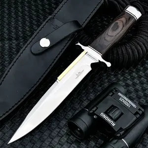 Outdoor Straight Blade Knife, Fixed Blade Camping Tool, Ideal for Hiking, Picnics, Food Cutting, Essential Outdoor Gear, Stainless Steel Knives