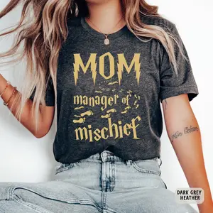 Magical Mom Shirt Mom Manager of Mischief Shirt Wizard Mom Shirt Potter Mom Shirt Shirt Fantastic Mom Gift F54TQ