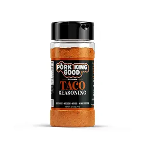 Pork King Good Taco Seasoning - Spice Blend for Taco Flavor - 2 oz - Natural Ingredients