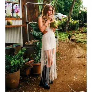 Desert Daydream Fringe Maxi Dress