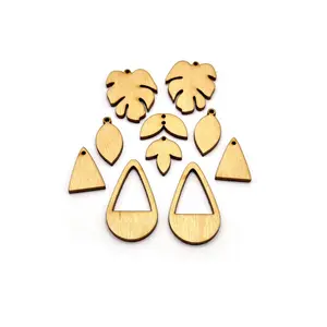 Leaf Blank Shapes, Jewelry Pop Outs (1 panel, 10pcs/ea)
