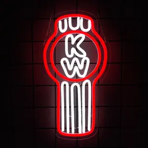 Light Up KW Letter  Neon Sign,  Decorative Lighted Alphabet Number, USB Powered Letters Lights for Wedding, Birthday, Party, Christmas or Home Decor, Neon Lighting