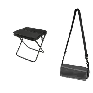 Outdoor Backpack Folding Stool Pen Pouch Chair Portable Camping Gear Shoulder Bag Sports Foldable Chair Handbag Accessory