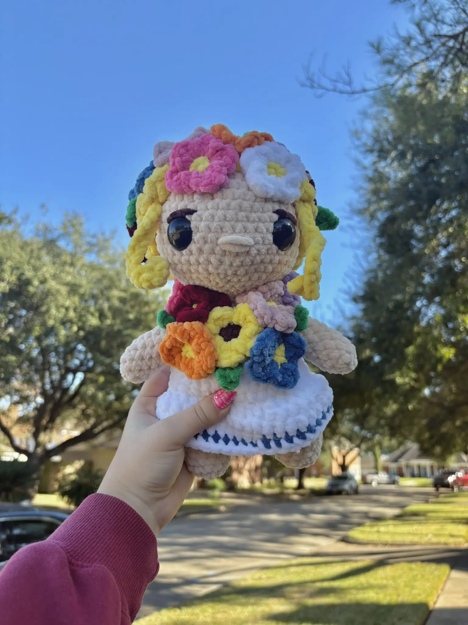 Handmade Crochet Dani Doll