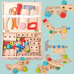 Children's Toolbox Disassembly and Assembly Boys Combination Disassembly Set 2-35 Years Old Early Education Building Blocks Educational Handicraft Toys Nuts