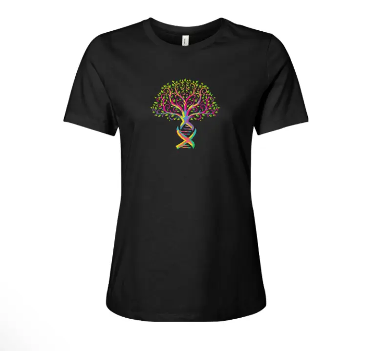 Ladies Twisted Ladder Tree of Life Ladies relaxed fit with side seams and an ultra soft feel.