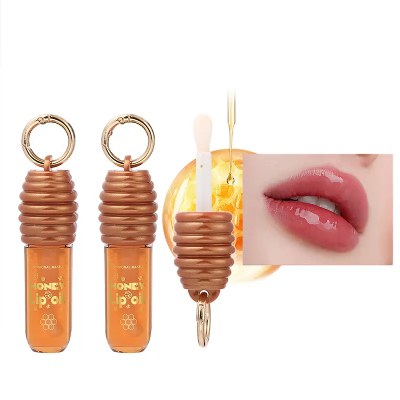 Natural Moisturizing Honey Lip Plumping Oil - Lip Balm with Honey Essence, Gentle Care, Moisture-Locking, Smooth & Silky Texture, No Harmful Additives (Daily Use for Adults)