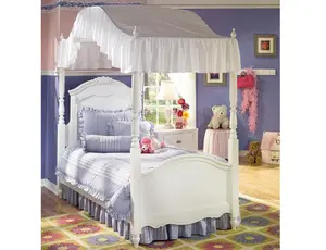 Canopy Bed Top for Arch or Flat Style Canopies In Solid White