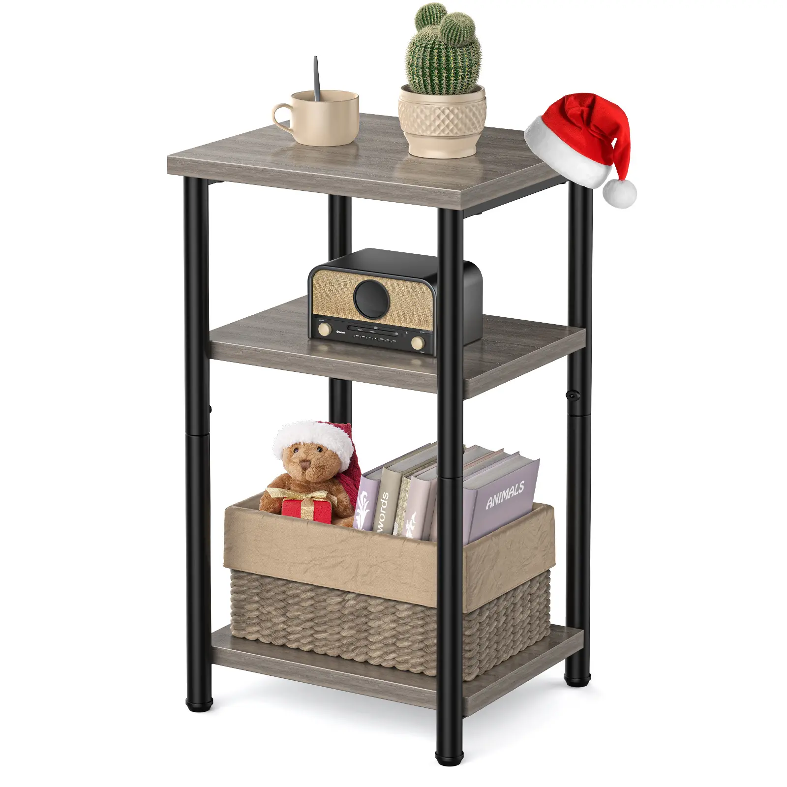 Adjustable Height Coffee Table - 3-Level Modern Lift Top Cocktail Table with Hidden Storage for Living Room, Small Spaces