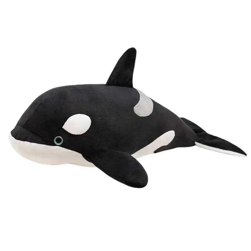 40/50CM Shark Plush Toy Killer Whale Stuffed Animal Soft Sea Animal Pillow Doll Kids Gift
