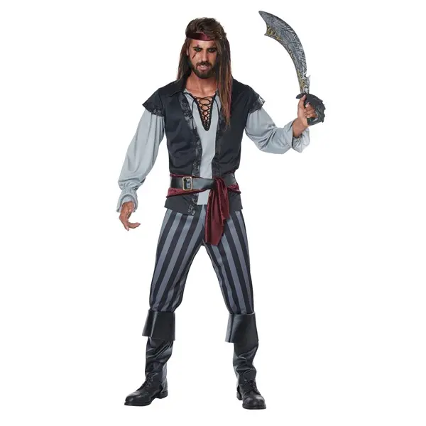 Mens Scallywag Pirate Costume