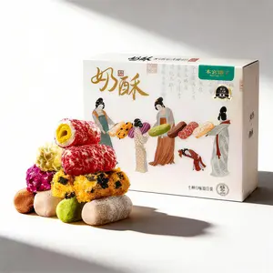 Crispy Milk Rolls with Stringy Nougat, 7-Flavor Assorted Pack | Internet-Famous Afternoon Tea & Gift Snack