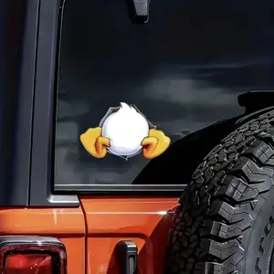 Duck Stickers for Cars, Motorcycles, Laptops, and Glass, Universal Car Sticker, Cute Decoration for All Surfaces, Waterproof and Durable Design, Bumper Sticker