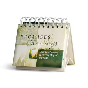 USED-Promises & Blessings: Scriptures Verses for Every Day of the Year - Perpetual Calendar by DaySpring (Spiral-bound)