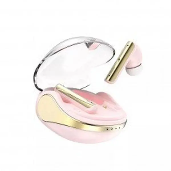 Kik_TWS In Ear Bluetooth Wireless Headphone Earbuds Gaming Headset Stereo Sound P60 for Universal Cell Phone And Bluetooth Device (Pink)