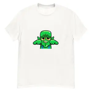 Goblin Crying Emote T-Shirt – Clash Royale Funny Toxic Meme Tee, S-5XL Classic Short Sleeve Unisex For Men, Women
