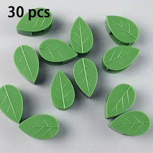 Plant Wall Fixture Clips, 30pcs Invisible Vine Traction Support Holder with Stickers, Garden Decorations, Tomato Trellis Clips
