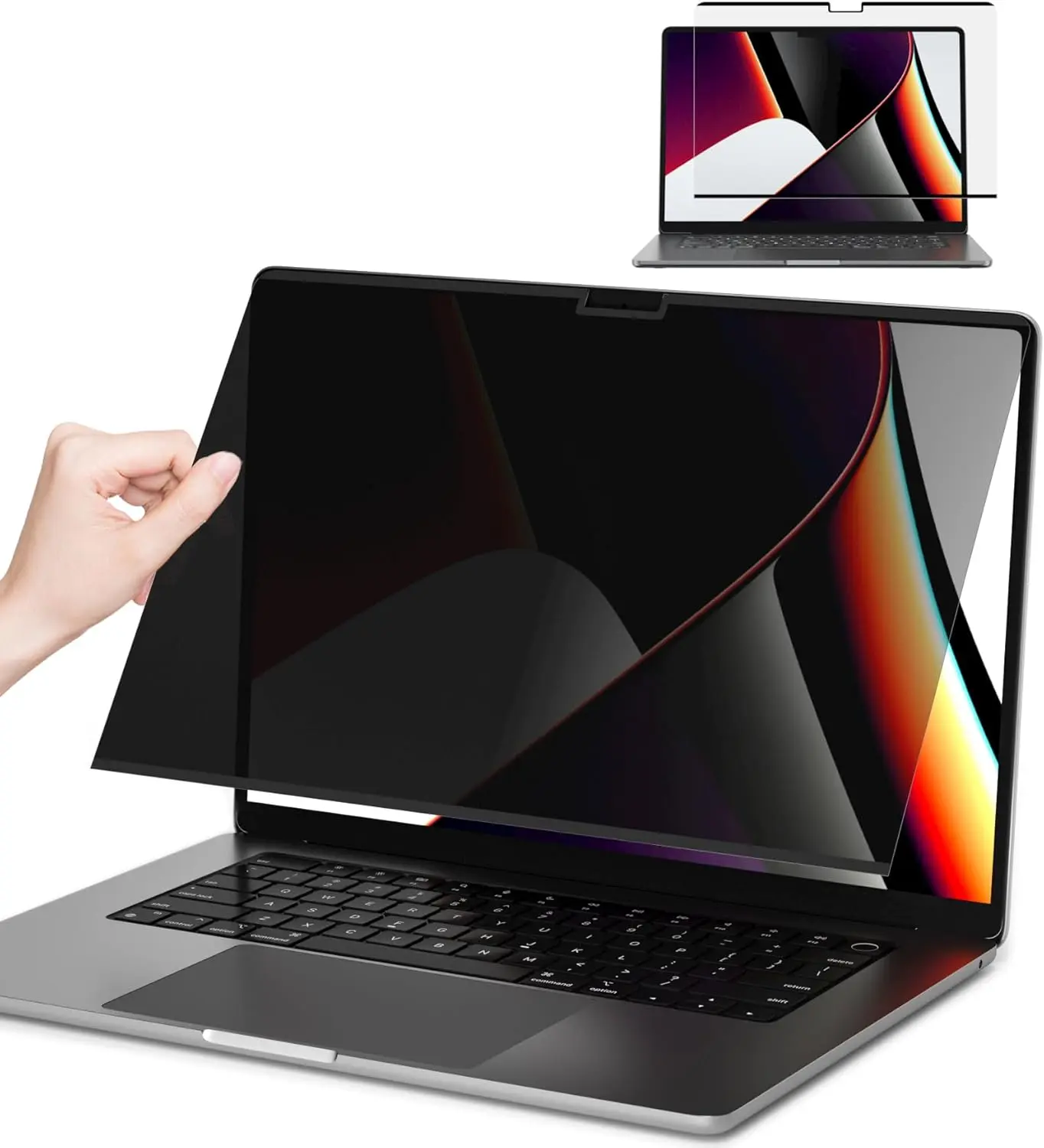 FILMEXT Magnetic Privacy Screen Macbook Pro 13 Inch (2016-2022, M1,M2) and Macbook Air 13 In(2018-2021, M1), Removable Anti-Glare Privacy Filter, Laptop Privacy Screen Protector for Mac 13in