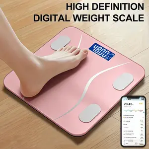 Digital Bathroom Scale, Home Weight Scale, Accurate Body Composition Scale, Smartphone APP, Precision Health Monitor, Body Fat Monitor
