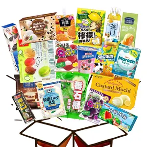 Geely Sweet Snack Box - Exotic Asian Snacks At Least 8-10 Full Size Treats for Sweet Tooth