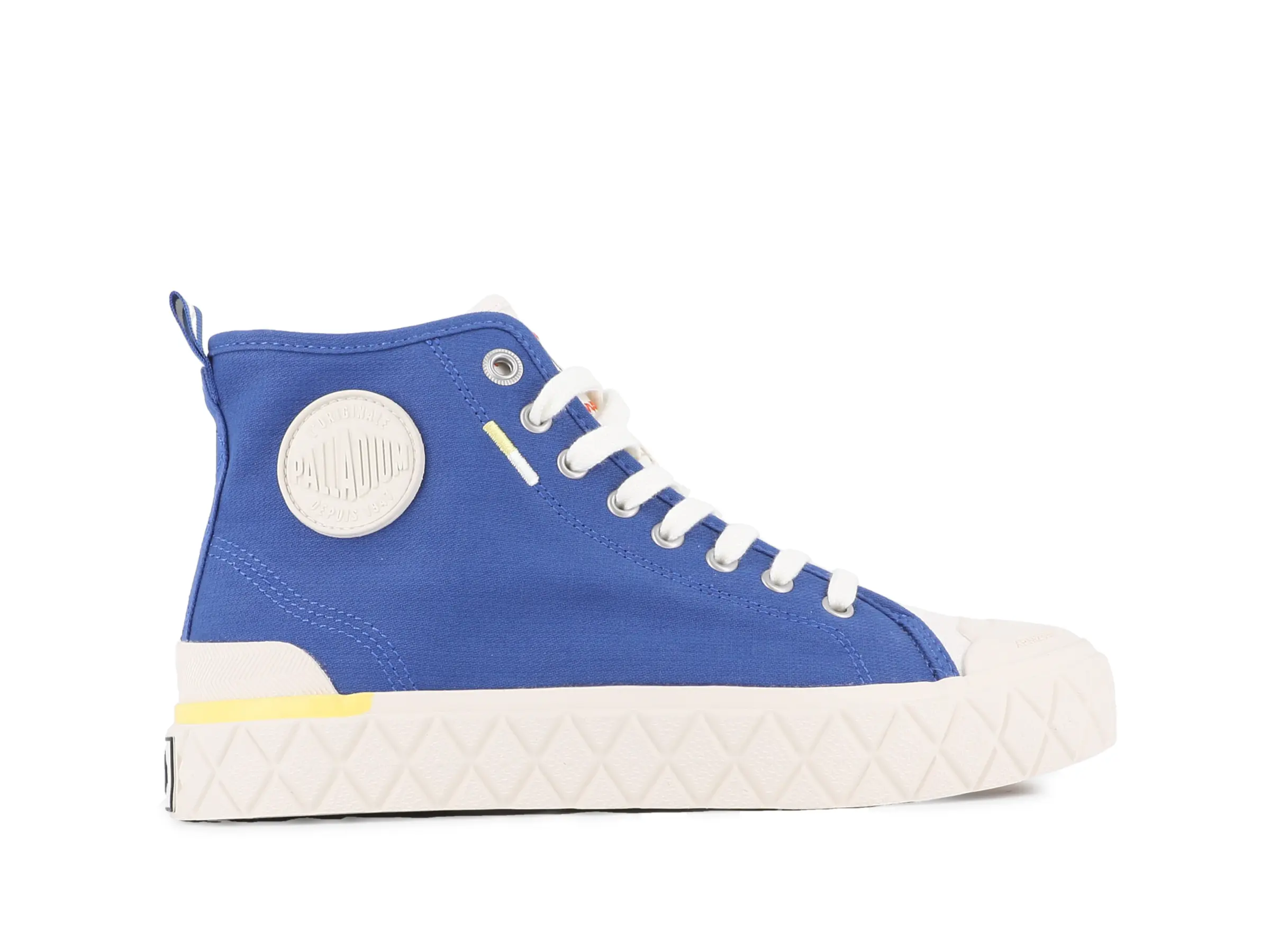 Palla Ace Chukka Organic - Retro Blue, Casual High-Top Sneaker