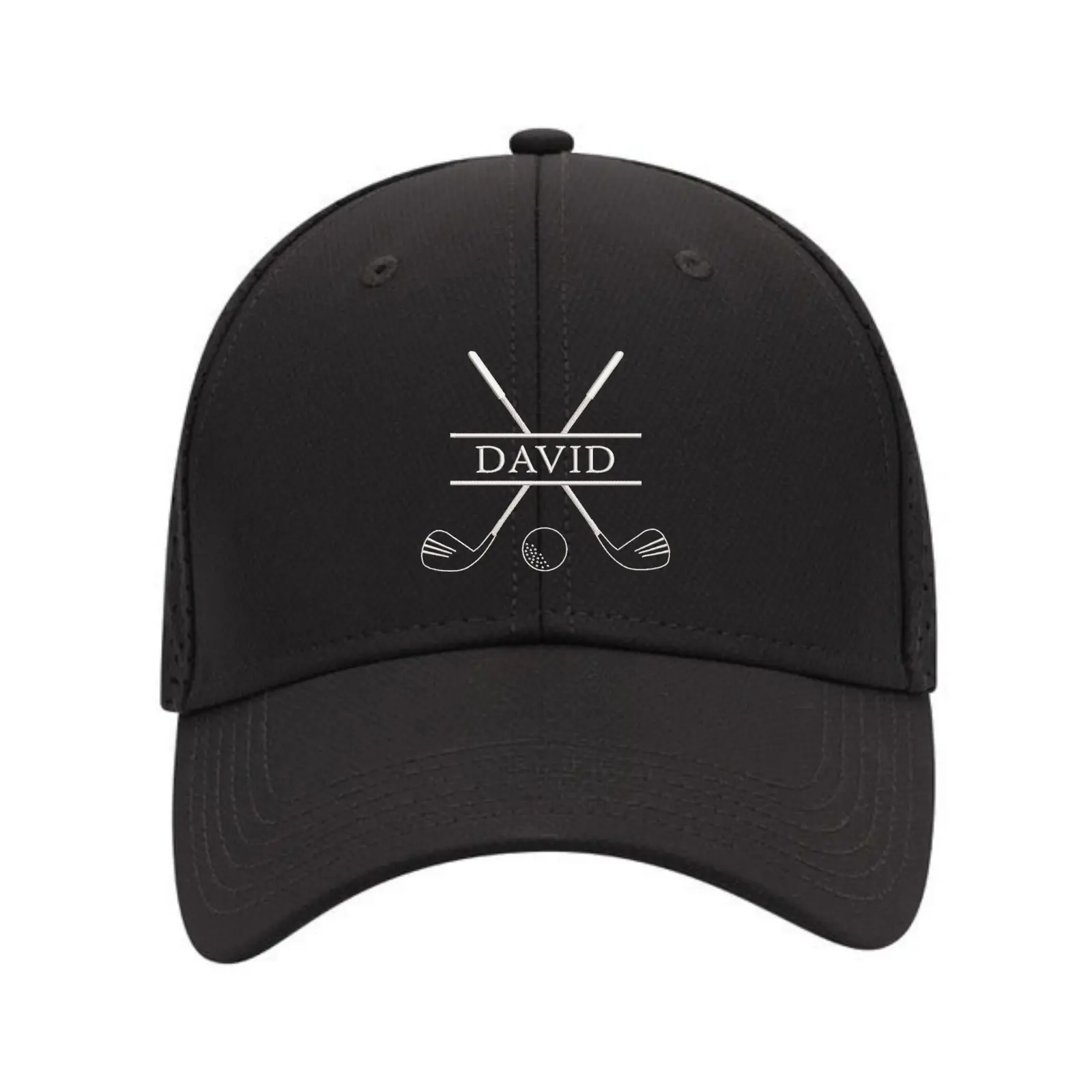 Embroidered Custom Name Golf Hat, Personalized Daddy Golfer Hat