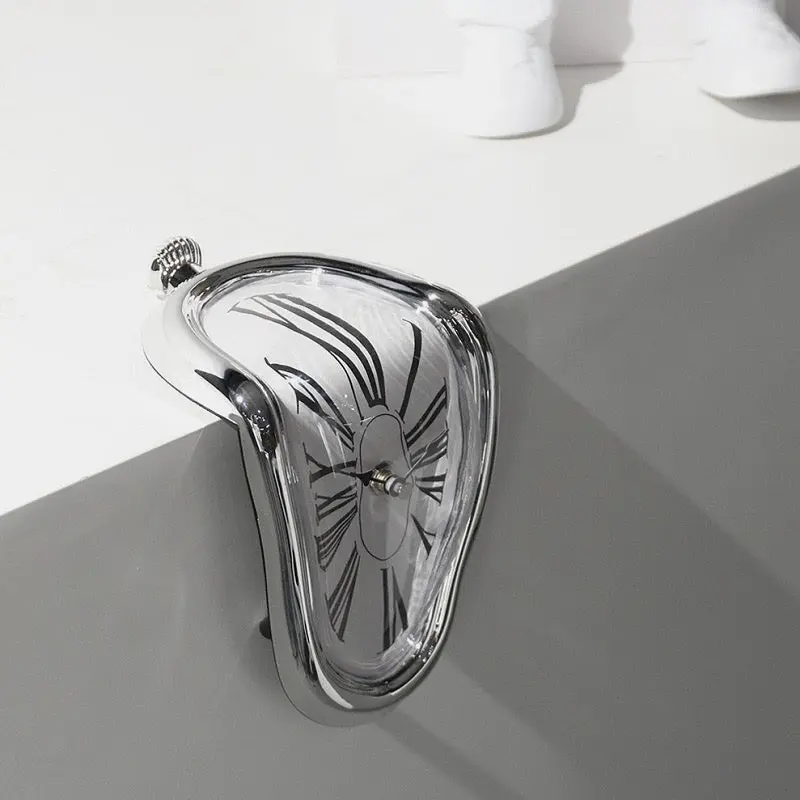 Melting Salvador Dali Clock, Table Decor, Art Decor, Shelf Decor, Holiday Gifts, Birthday Gifts, Gift for Mon, Dad, Teacher