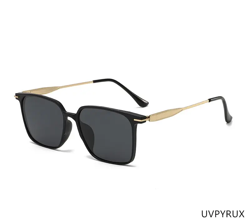 Heat Wave Visual Men's Polarized Driver Glasses | High Quality UV Protection Sunglasses with Ultra-Light Square Fashionable Frames, Fashionable Frames Sunglasses, High Quality Sunglasses