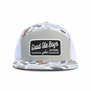 Good Ole Boys Camo Hat, Retro Trucker Snapback Cap, Outdoor Hunting & Fishing Hat, Vintage Mesh Cap for Men