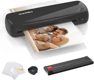 Multi-Size Laminator Machine A4/A5/A6 with Quick Warm Up & Fast Laminating, Increases Long-Term Color Preservation for Documentation & Photos - Versatile Laminator Perfect for Family, Office & School Applications