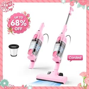 [Promoción] INSE R6X Aspiradora Escoba con Cable 600W 15KPa, Ultraligera sin Bolsa, 3 en 1 de Mano para Hogar, Alfombra, Suelo Duro, Pelo de Mascotas y Coche