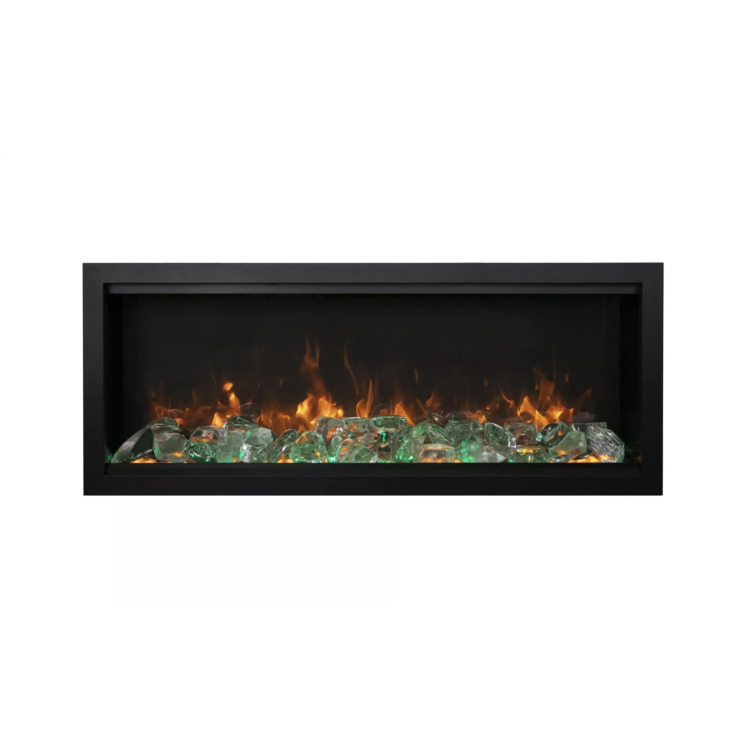 Amantii Symmetry Bespoke Xtra Tall 50" Electric Fireplace with Customizable Flame Effects & High Heat Output for Efficient Heating SYM-50-XT-BESPOKE