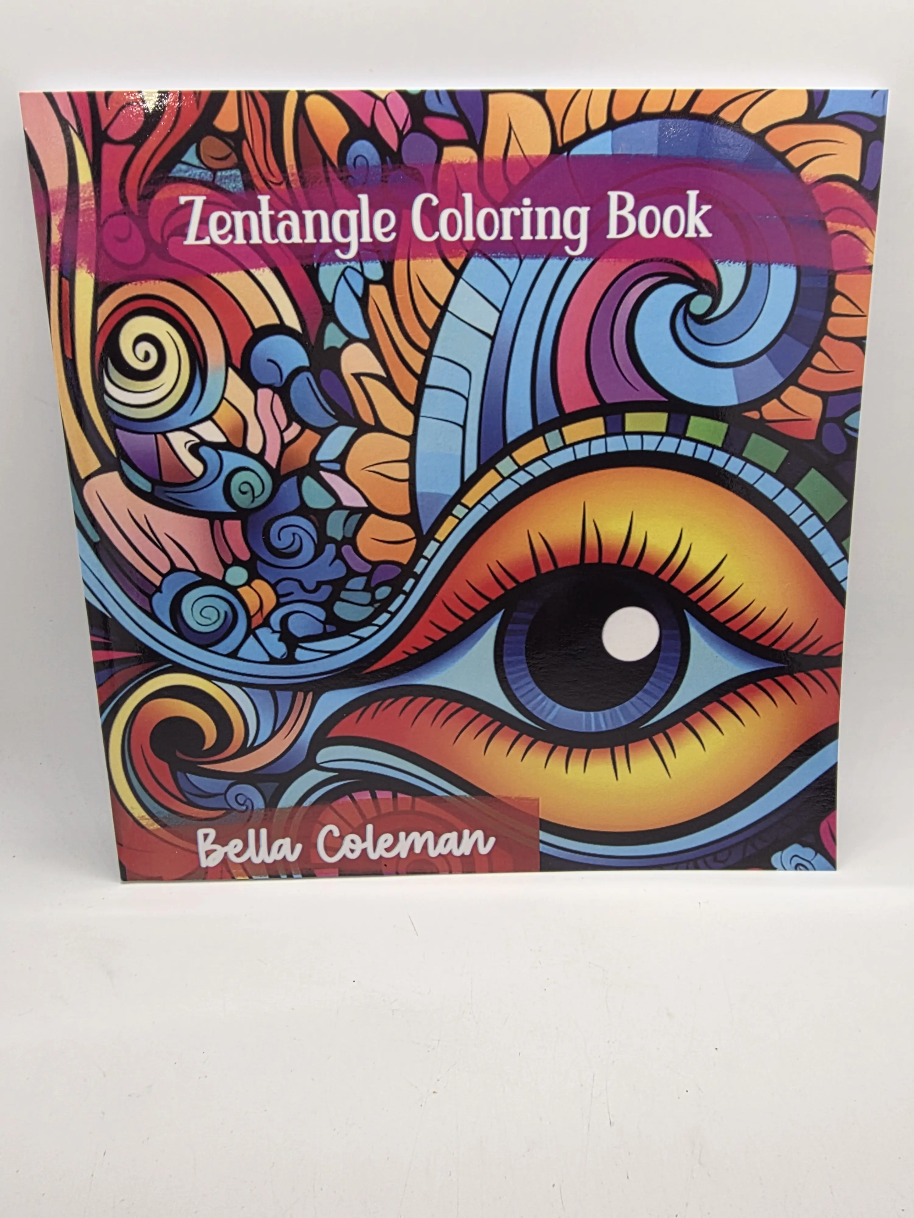 NEW- Zentangle Coloring Book, 30 Pages + Color Swatch Page, or Adults: Relaxing Pattern Art, Mindful Doodles & Intricate Designs for Stress Relief, Meditation & Creativity