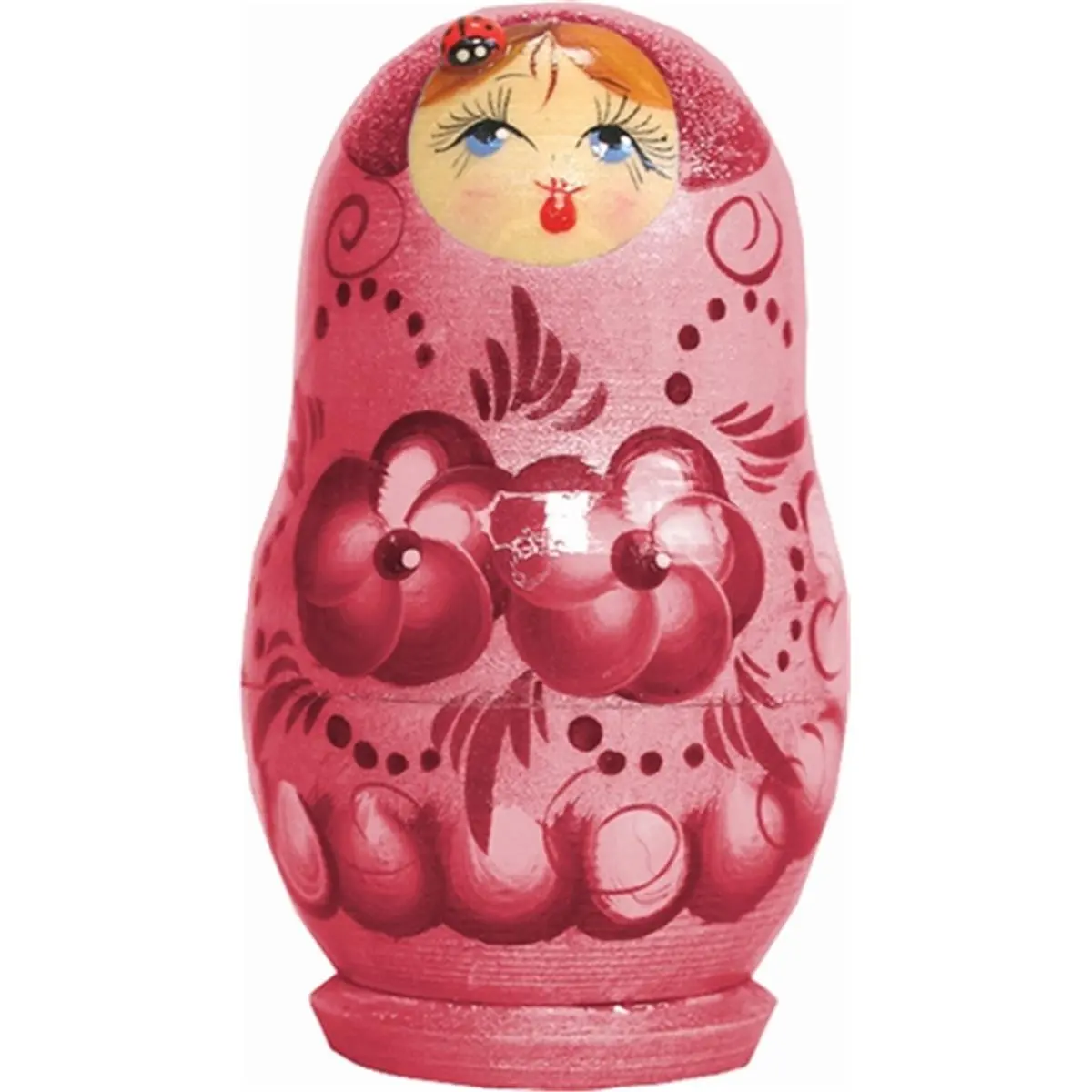 G.Debrekht Freehand-Painted Art Villages of Russia Bug Nested Dolls - 5-Nest Set, 3 in, Lifetime Durability, Collectors' Toys & Hobbies Collectible