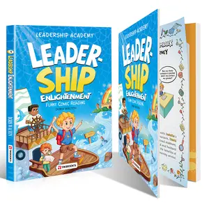 TIKBOOKS Kids Leadership Comic Book – Leadership Enlightenment: Funny Reading for Young Leaders, Develop Confidence, Teamwork & Decision Making Skills for Boys & Girls