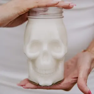 Skull candle Halloween Skull candle Halloween