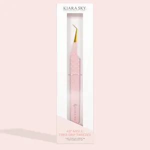 Kiara Sky -  45° Angle Fiber Grip Tweezer