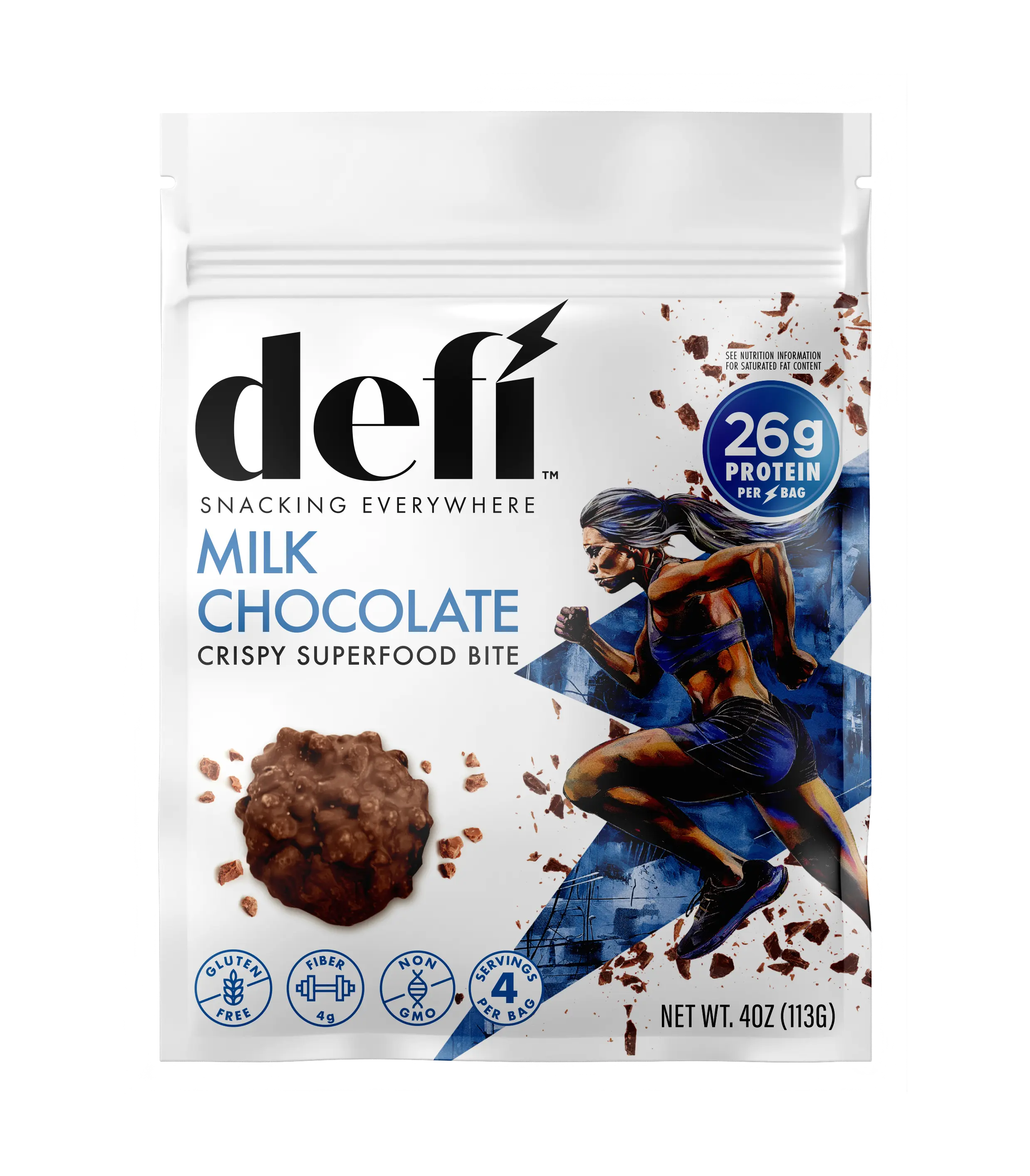 DEFI Milk Chocolate Crispy Superfood Bite