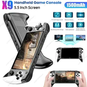 Handheld Retro Arcade Machine 5.5 Inch HD Screen Classic Game Console Dual Joystick Psp, Vintage Gaming Device, Portable Entertainment