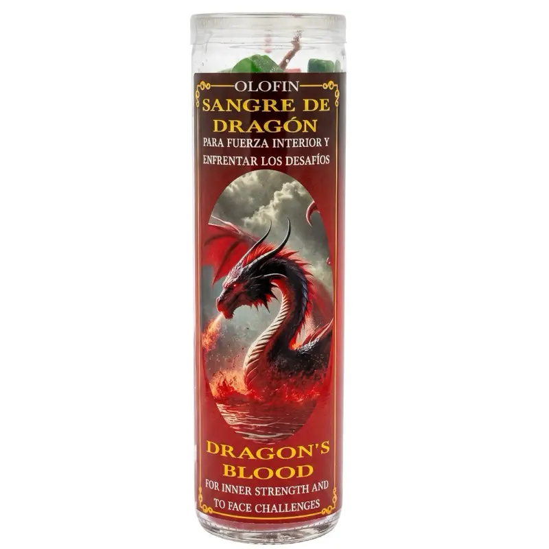 Sangre De Dragon (Dragon’s Blood) Prepared Ritual Candle Perfumed