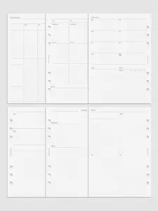 Undated Planner Insert Sampler Undated Planner Insert Sampler