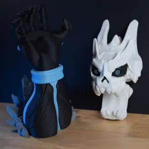 Kaiju Anime Hero and Villain Inspired 3D Printed Gaming Controller Holder Stand Decorative Organizer Mount