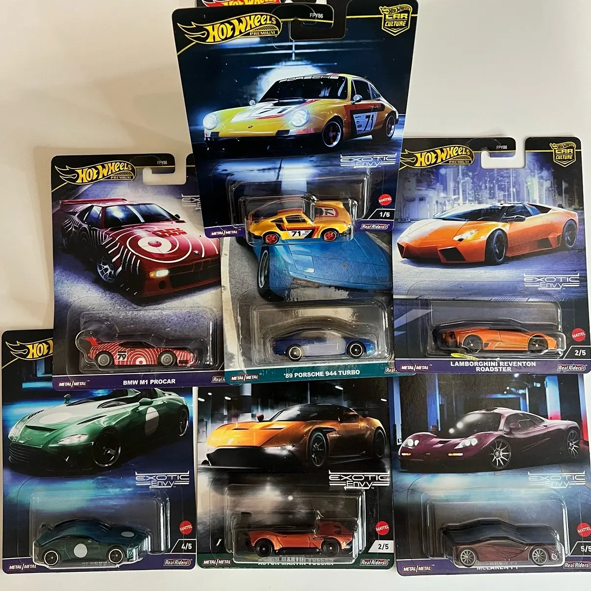 HOT WHEELS PREMIUM EXOTIC AND MORE