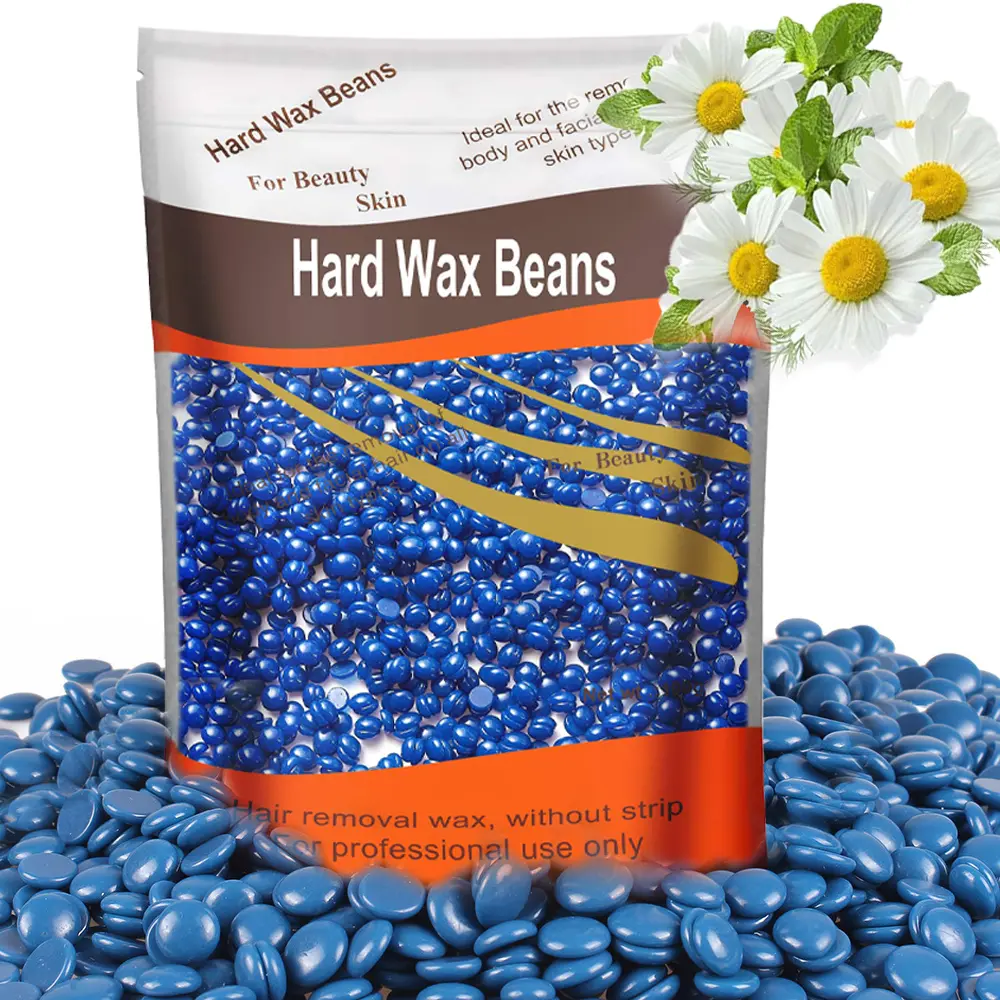 Up to 2lb Bikini Star Hard Wax Beads –  Sensitive Skin Formula for Brazilian, Face, Legs, Underarms, Bikini – Gentle At-Home Wax for Coarse Hair – Salon Quality Wax – Smooth Body Care – Hair Removal Waxing