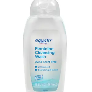 Equate Feminine Cleansing Wash Unscented 13 fl oz pH-Balanced for Sensitive Skin Dye & Scent Free